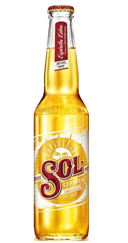Cerveza Lager mexicana Sol